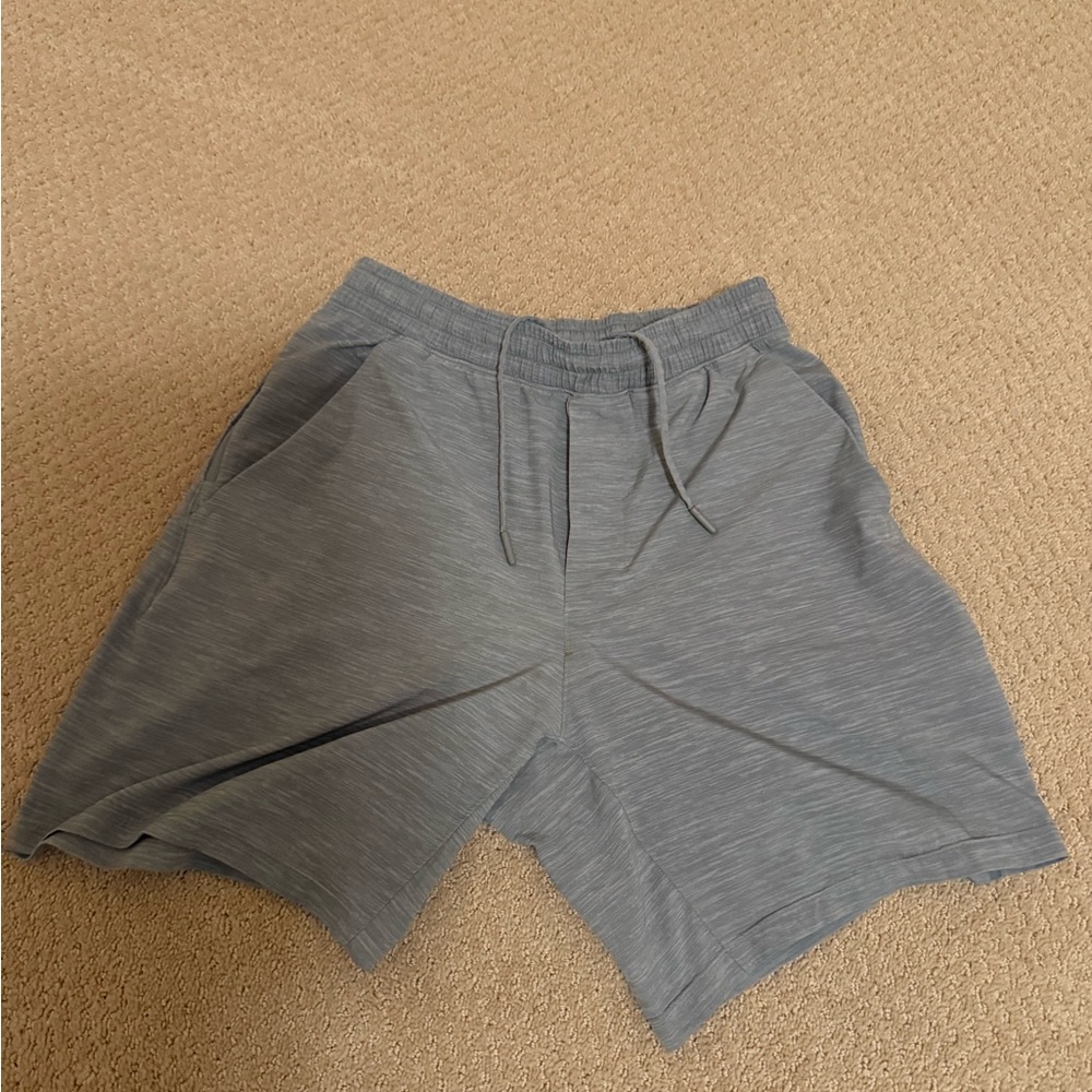 lululemon athletica Men's Heathered Gray Athletic Shorts